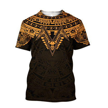 Aztec Mexico 3D All Over Printed Shirts For Men and Women
