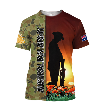 Lest We Forget Anzac Day 3D All Over Printed