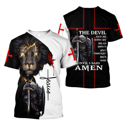 Jesus Christ Until I sail Amen 3D Printed Hoodie, T-Shirt for Men and Women