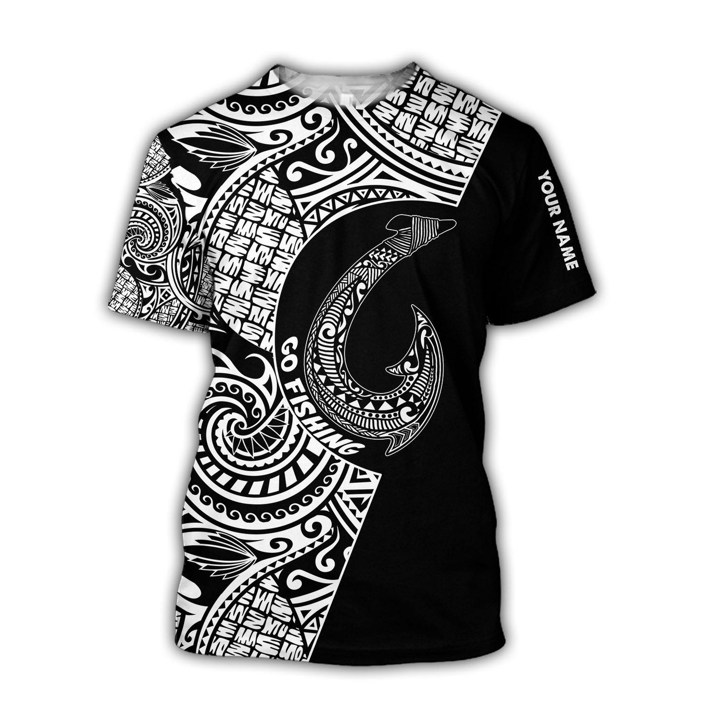 Polynesia No 1 Combo T Shirt Broad Short Go Fishing Personalize