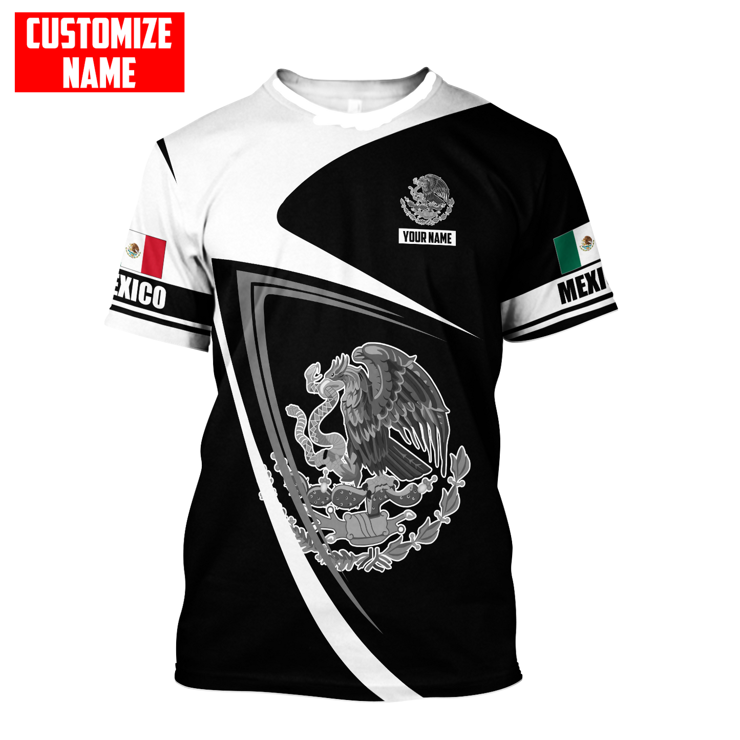 Persionalized Mexico 3D All Over Printed Unisex Shirts DQB23062102