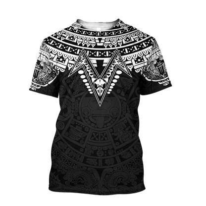 Aztec Mexico 3D All Over Printed Shirts For Men and Women