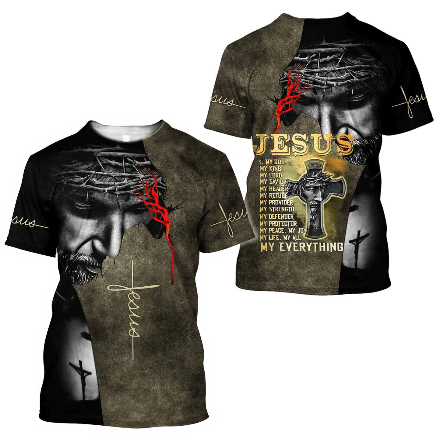 Jesus Christ My Everything 3D Printed Hoodie, T-Shirt for Men and Women