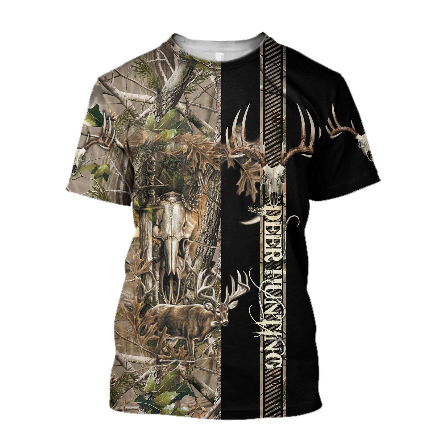 Premium Deer Hunting for Hunter Camouflage 3D Printed Unisex Shirts