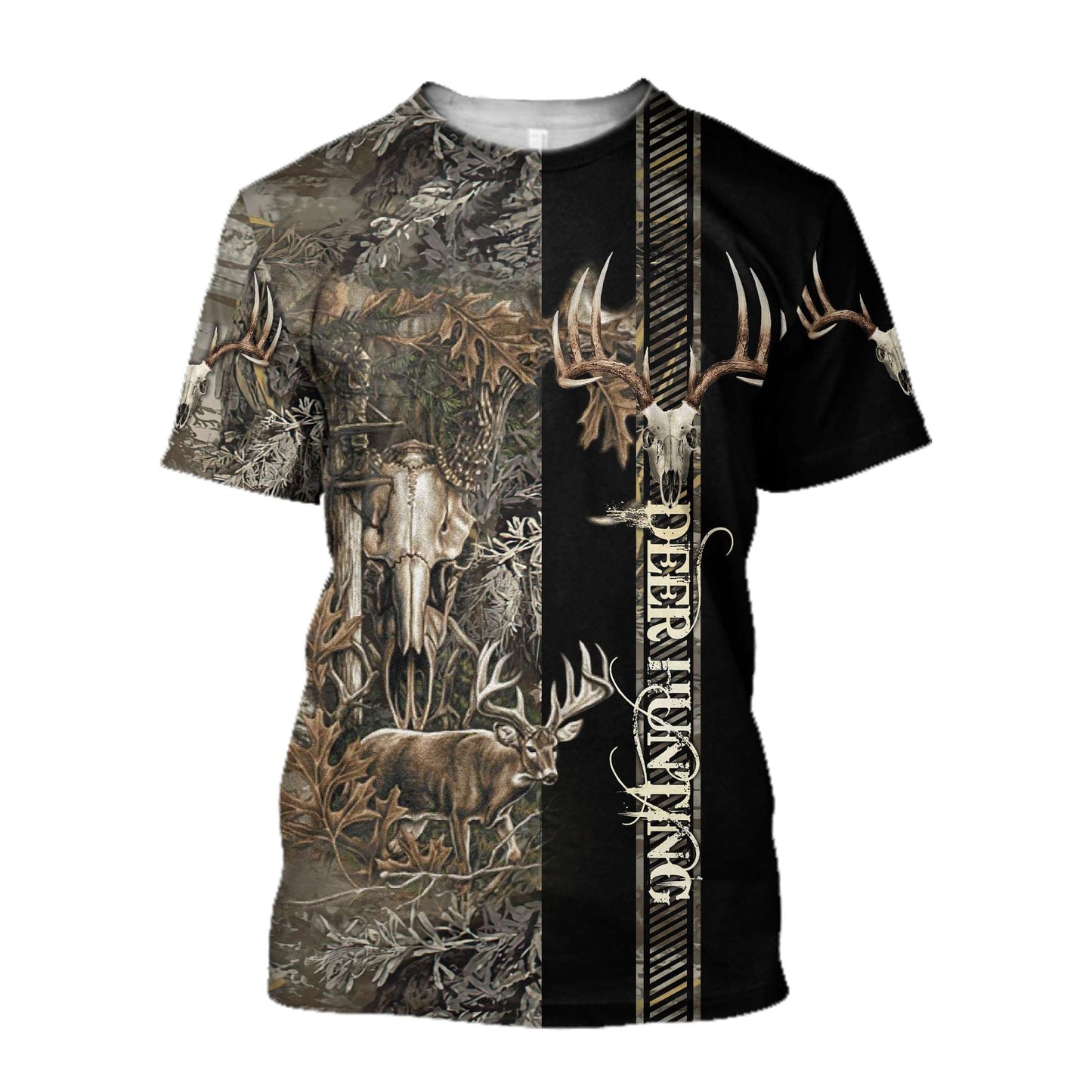 Premium Deer Hunting for Hunter Camo 3D Printed Unisex Shirts