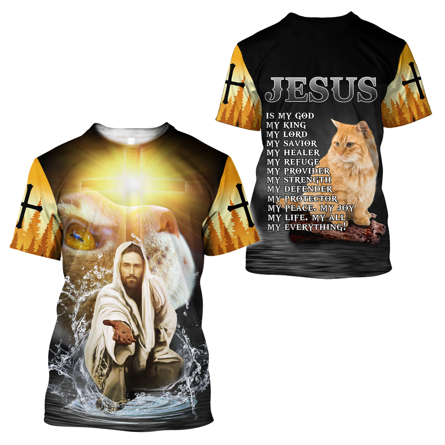 Premium Jesus 3D All Over Printed Shirts For Men and Women