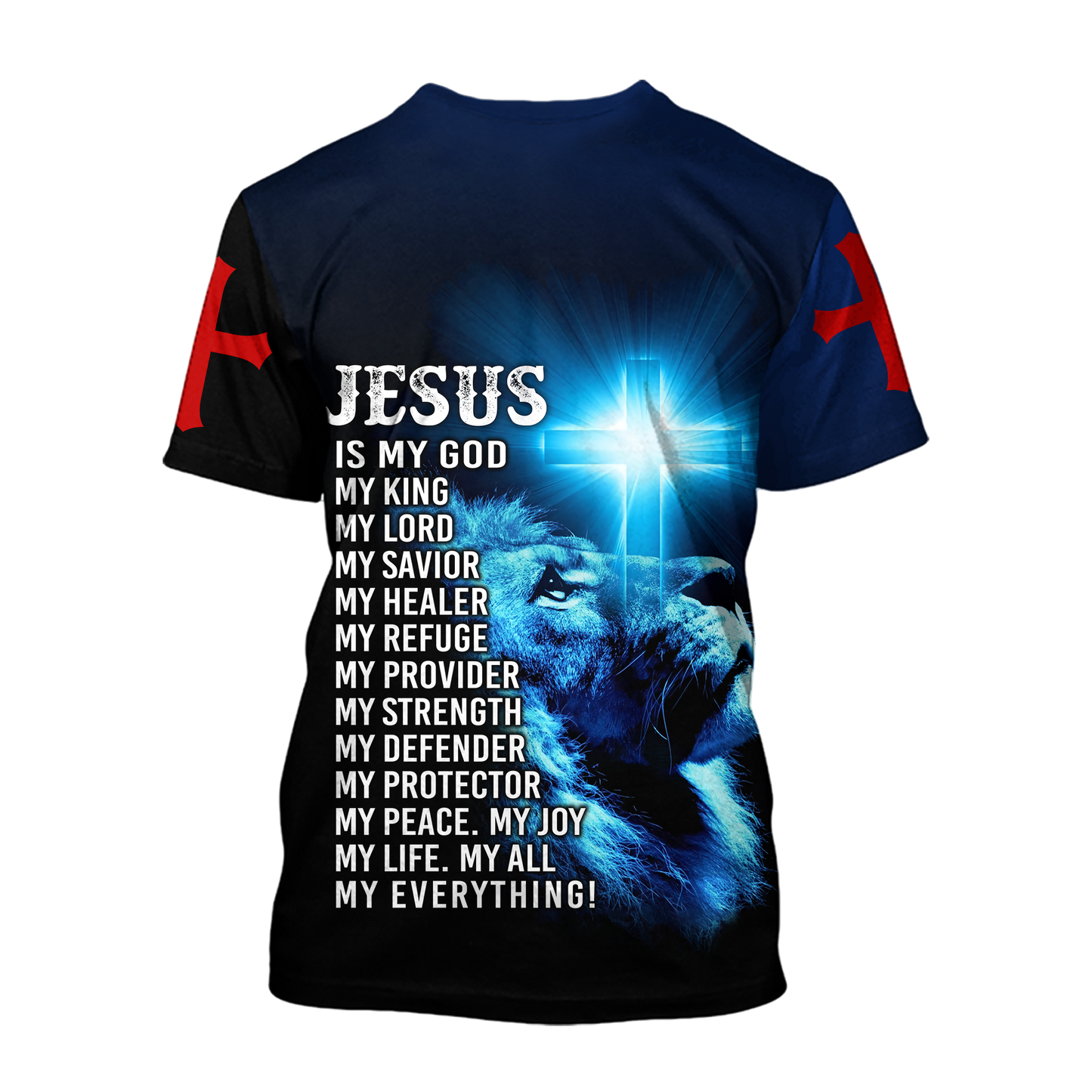 God and Lion - Christian - 3D All Over Printed Style for Men and Women