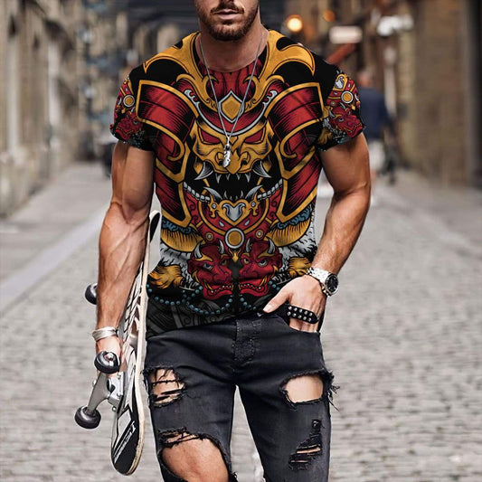 Premium Unisex 3D Printed Oni Samurai Shirts MEI