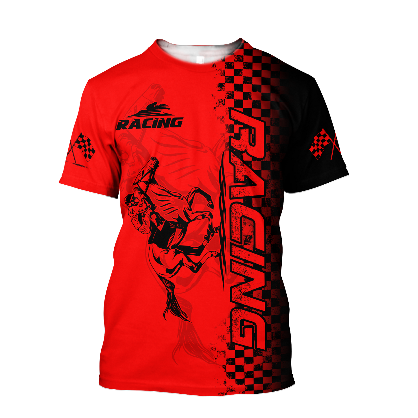 Horse Racing 3D All Over Printed Unisex Shirts