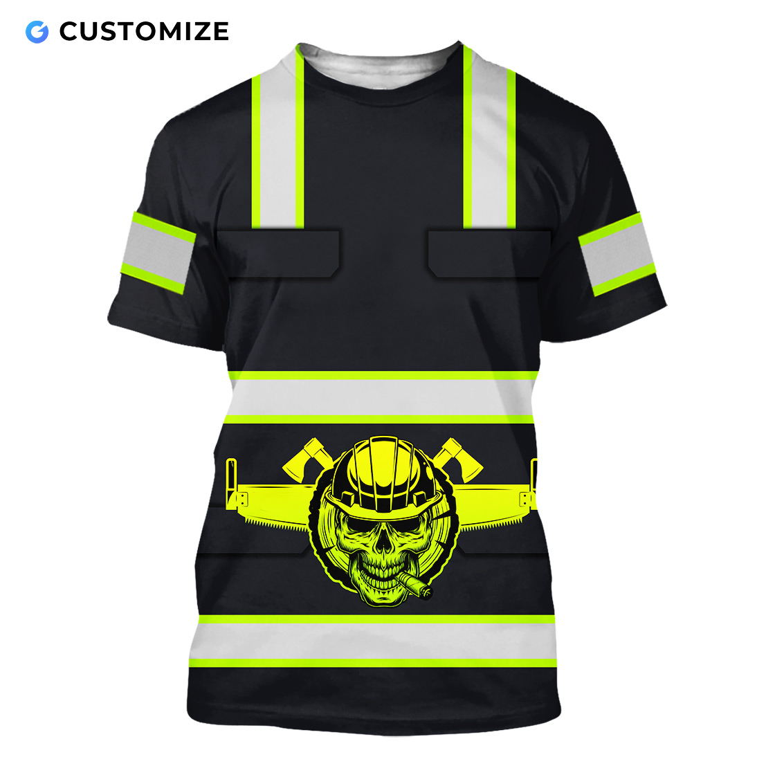 Personalized Name Carpenter 3D All Over Printed Unisex Safety Ver 4