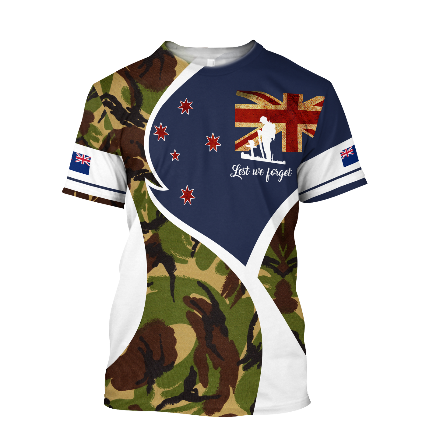 Lest We Forget Anzac Day 3D All Over Printed