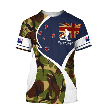 Lest We Forget Anzac Day 3D All Over Printed
