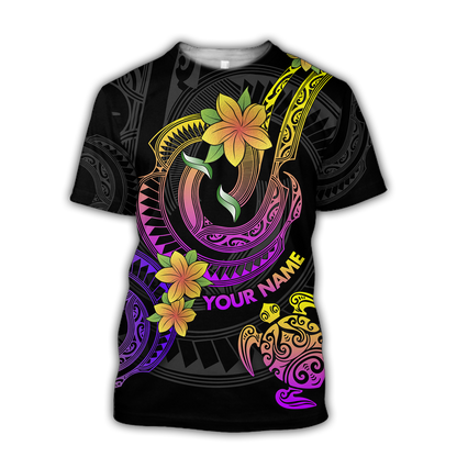 Amazing Polynesian Frangipani Flower Unisex Personalized Deluxe Hoodie ML