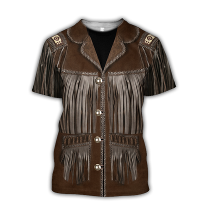 Cowboy Jacket No25 Cosplay 3D Over Printed Unisex Deluxe Hoodie ML