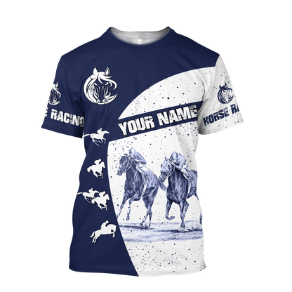 Personalized Horse Racing 3D All Over Printed Shirts For Men And Women TN
