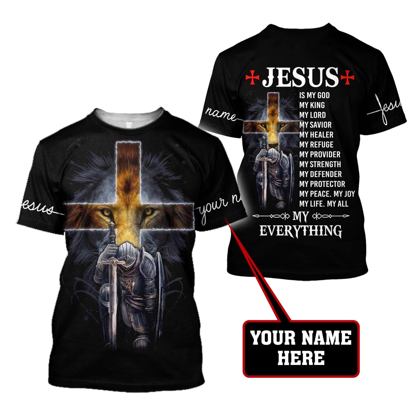 God My everything - Christian - 3D All Over Printed Style for Men and Women