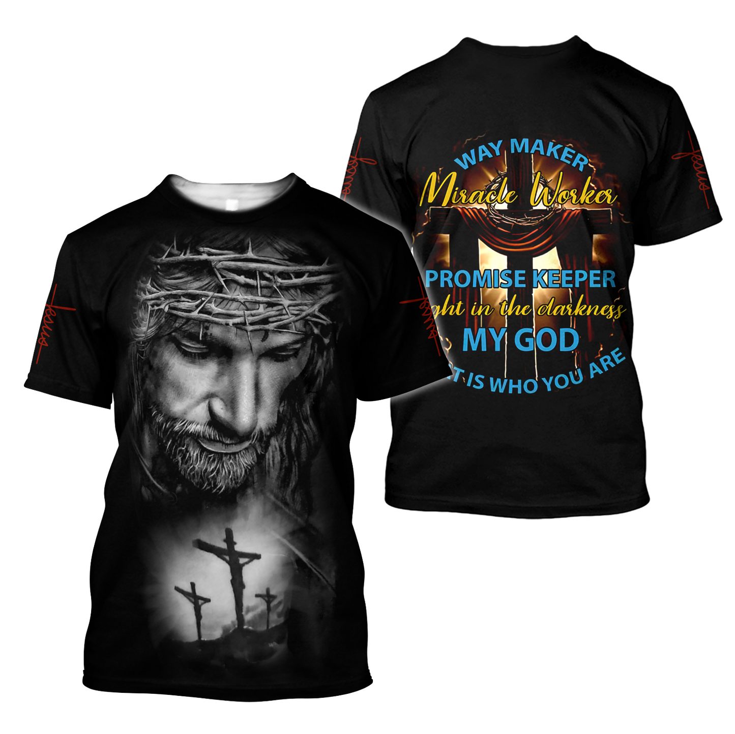 Premium Christian Jesus Easter 3D All Over Printed Unisex Shirts HV