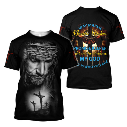 Premium Christian Jesus Easter 3D All Over Printed Unisex Shirts HV