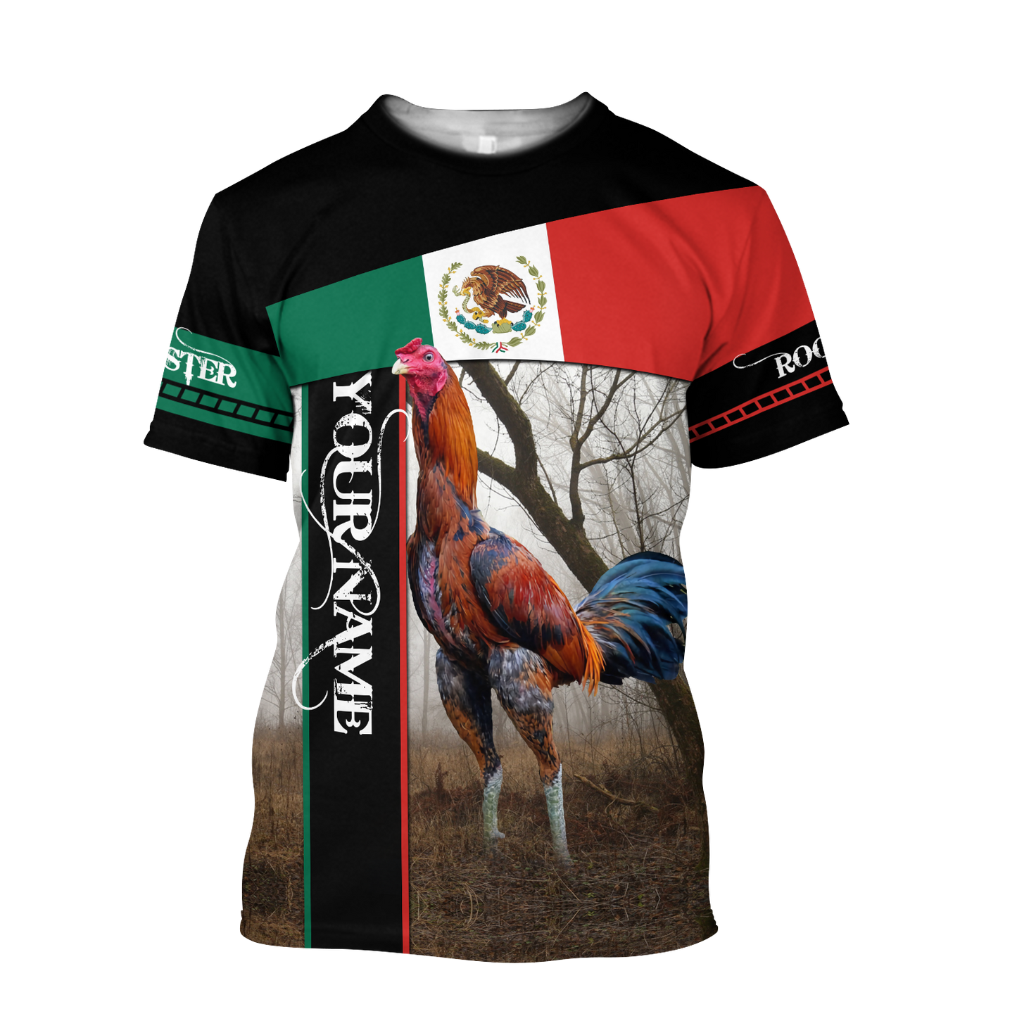 Personalized Rooster 3D Printed Unisex Shirts DA03062101