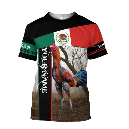 Personalized Rooster 3D Printed Unisex Shirts DA03062101