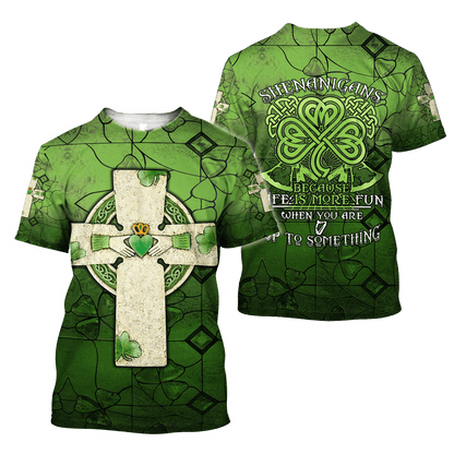 Irish Saint Patrick Day 3D All Over Printed Unisex Shirt