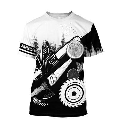Premium Chainsaw And Wood Arborist All Over Printed Shirts For Men And Women MEI