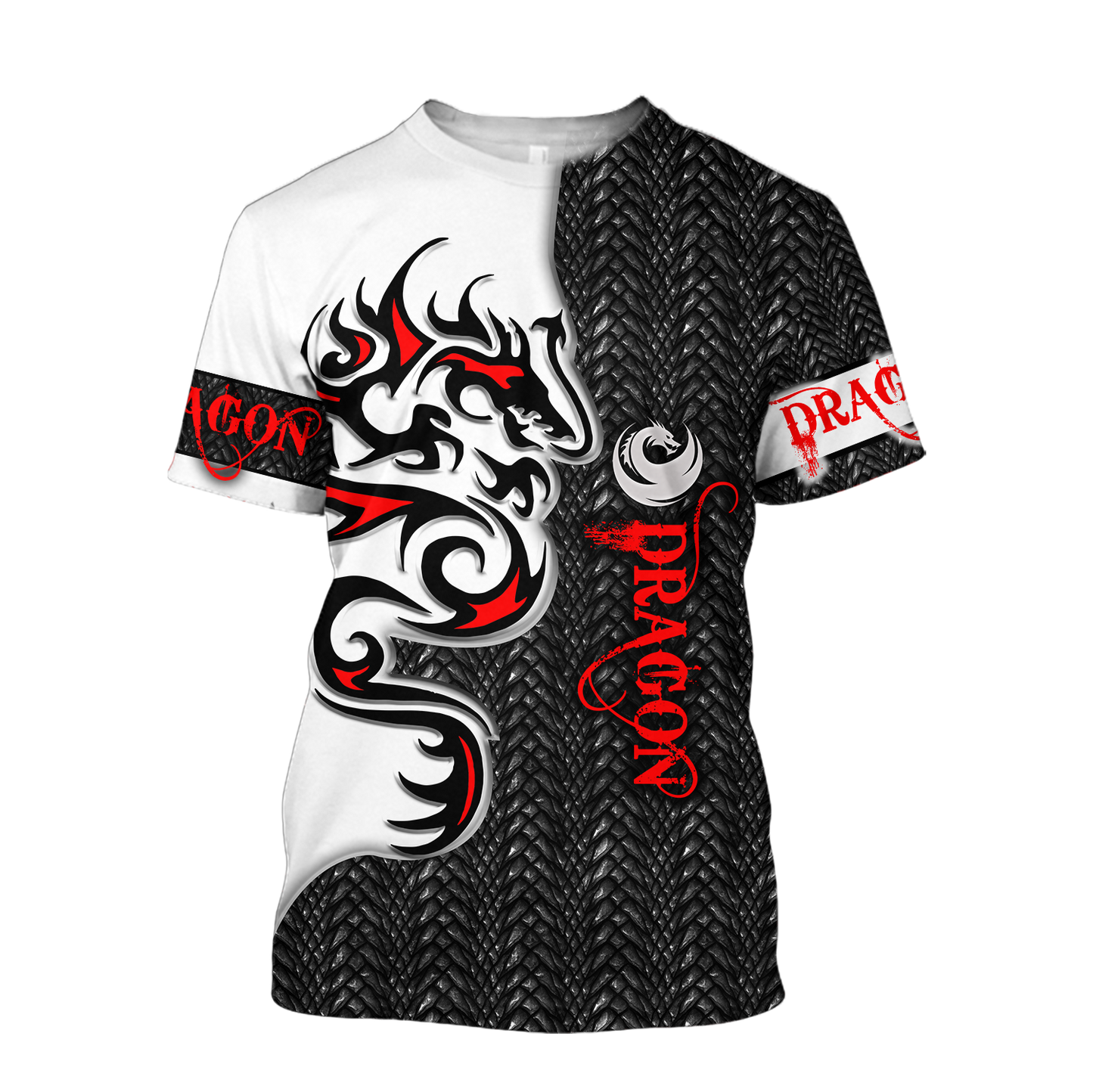 Premium Dragon Red Tatoo All Over Printed Shirts For Men And Women MEI