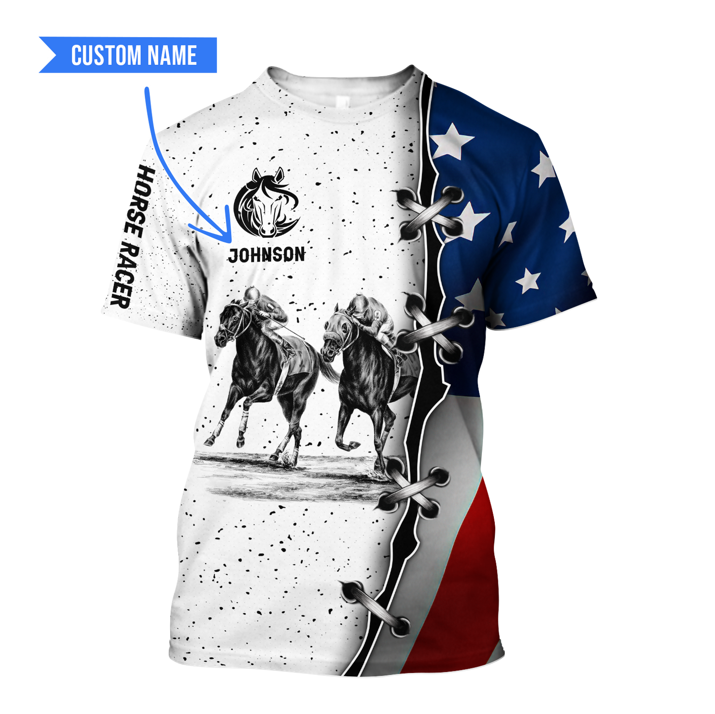 Horse Racing 3D All Over Printed Shirts For Men And Women TN