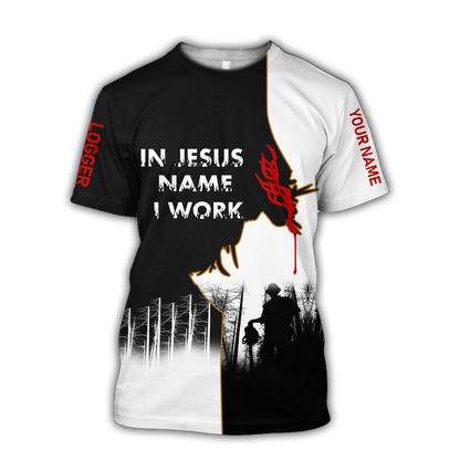 Logger - Jesus Custom Name Unisex Shirts