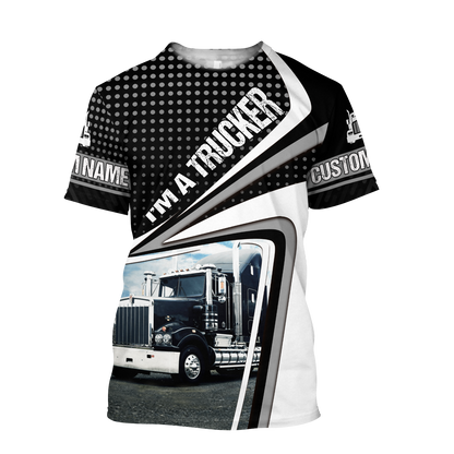 Premium Personalized Unisex All Over Printed I Am A Trucker Shirts MEI