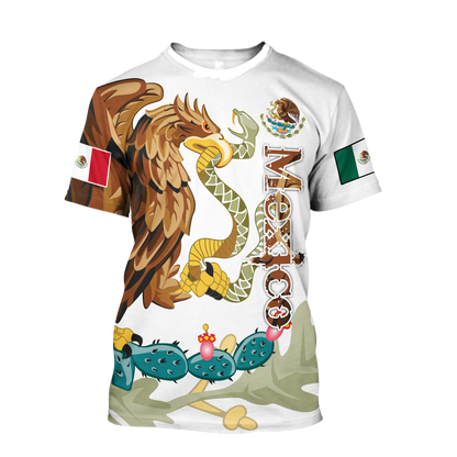Mexico Combo T-shirt and Short 3D All Over Printed