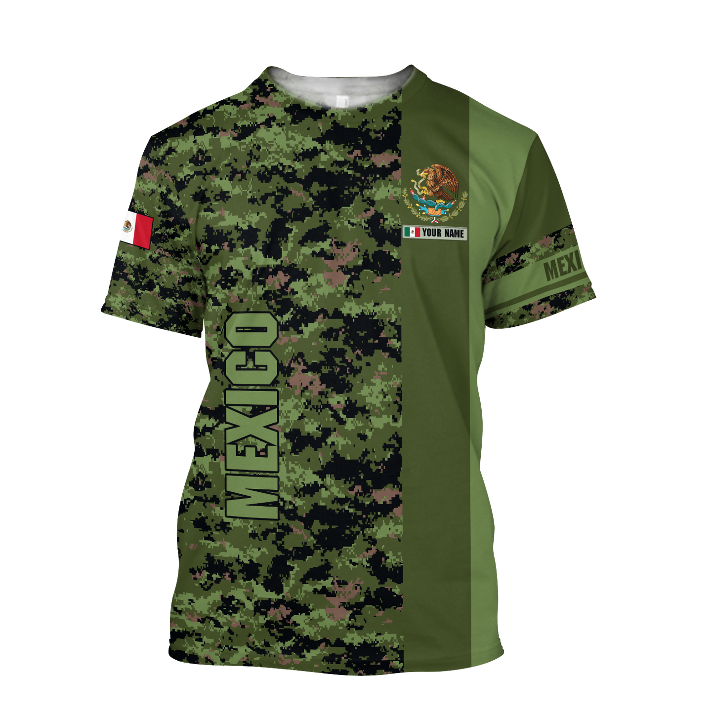 Personalized Mexico 3D All Over Printed Unisex Shirts