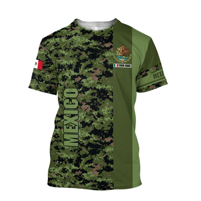 Personalized Mexico 3D All Over Printed Unisex Shirts