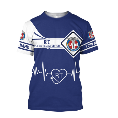 Premium Nurse Personalized Name 3D All Over Printed Unisex Shirts