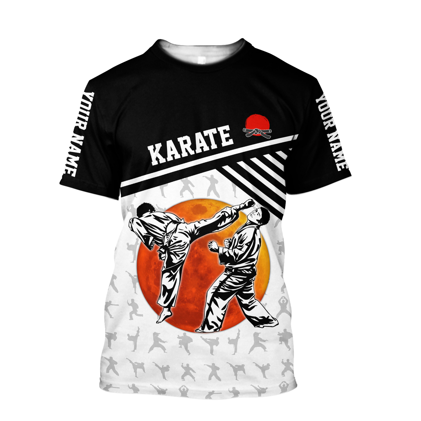 Customize Name Karate Hoodie For Men And Women MH08032103