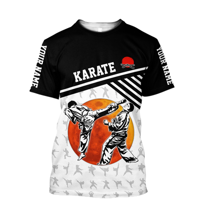 Customize Name Karate Hoodie For Men And Women MH08032103