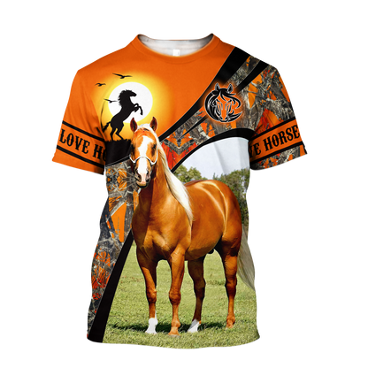 Love Horse 3D All Over Printed Unisex Shirts DD26112008CL