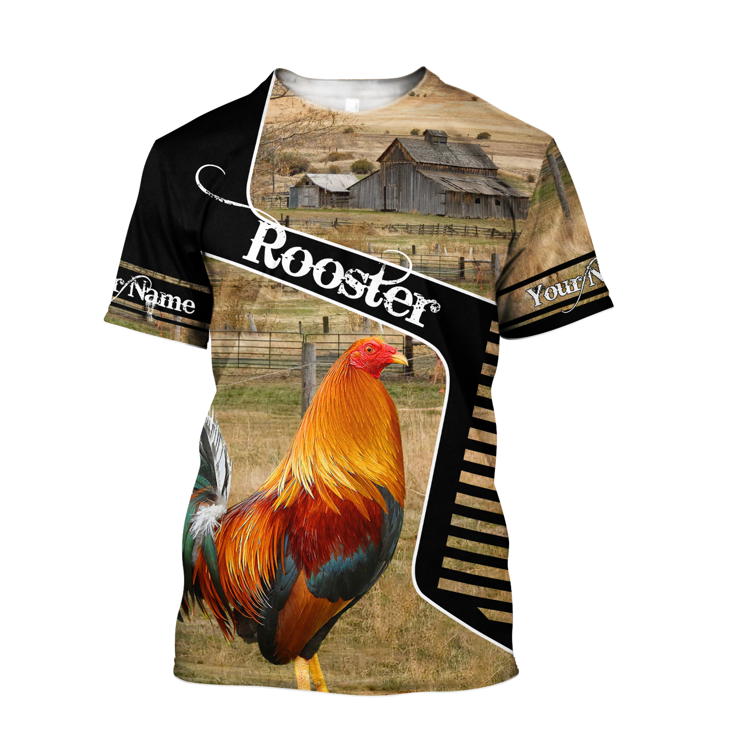 Personalized Rooster 3D Printed Unisex Shirts SN04062102