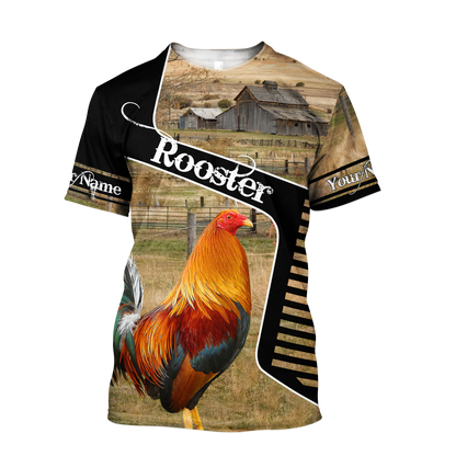 Personalized Rooster 3D Printed Unisex Shirts SN04062102