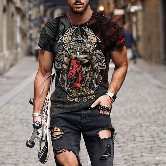 Premium Personalized 3D Printed Oni Samurai Shirts