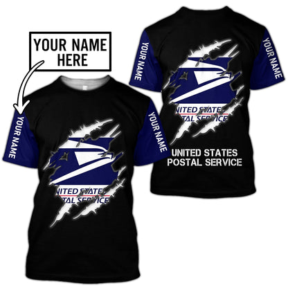 Premium USPS Unisex 3D All Over Printed Shirts MEI