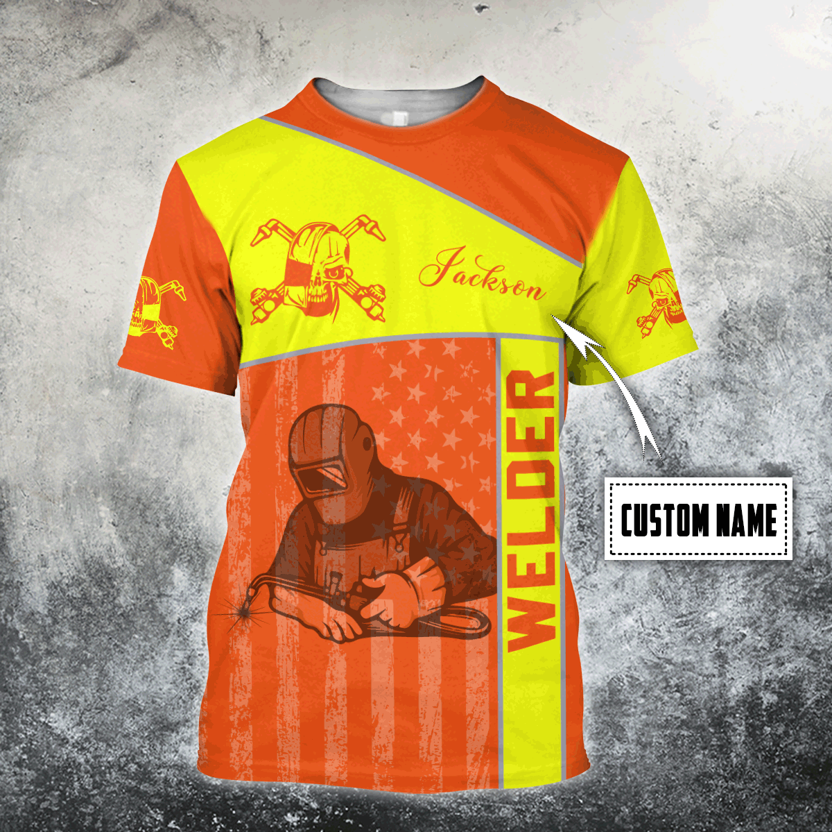 Personalized Name Welder 3D All Over Printed Clothes
