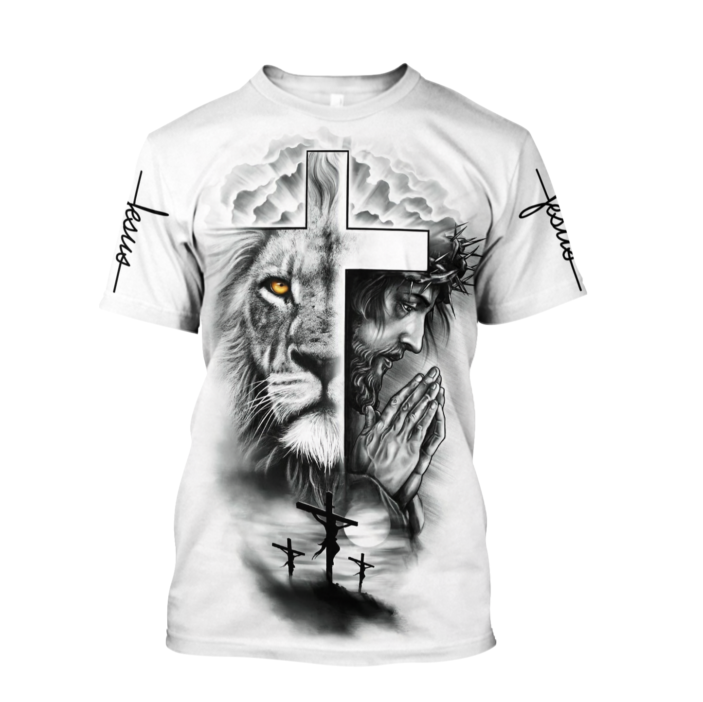 Lion God Tattoo Vibe - Christian - 3D All Over Printed Style for Men and Women