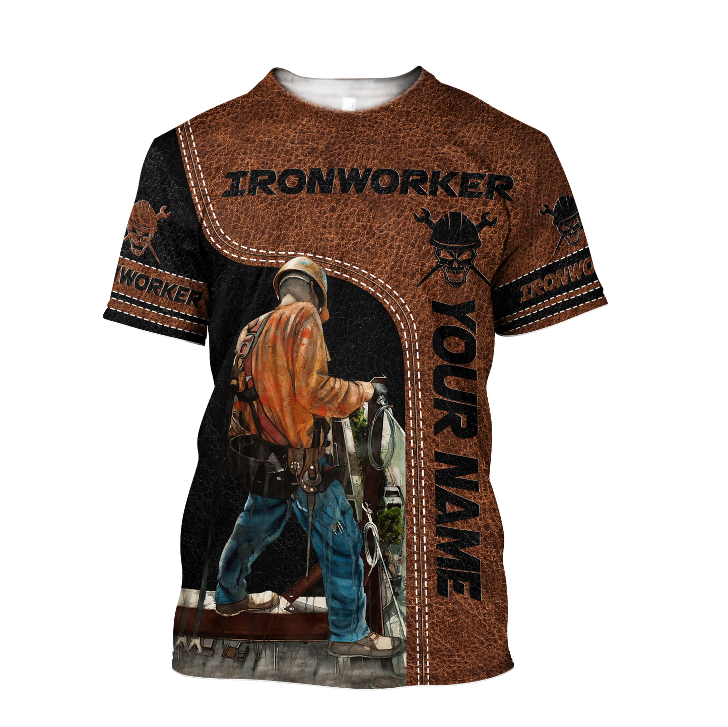 Iron worker Combo T-shirt Short
