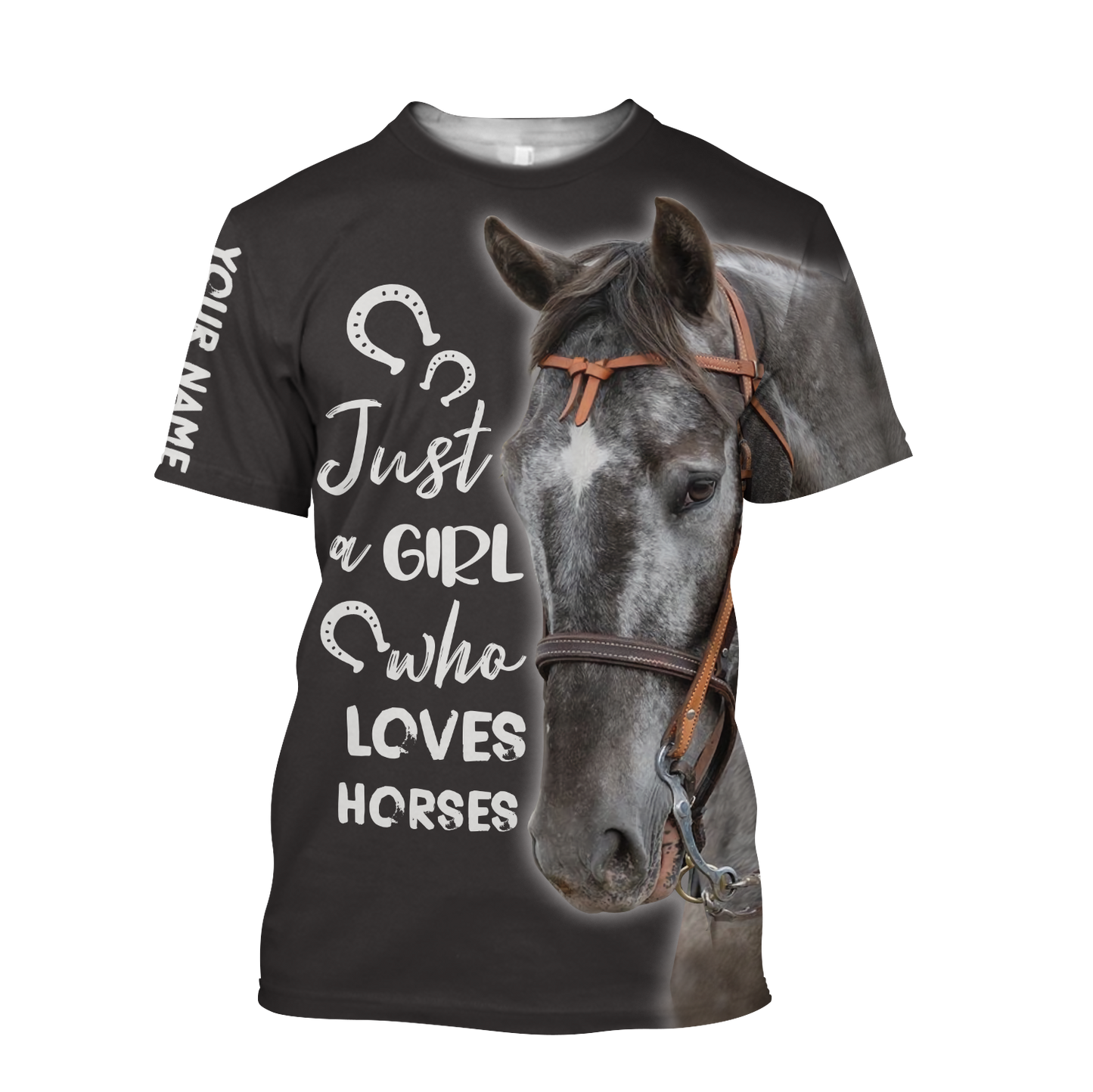 Personalized Name Horse Lovers 3D All Over Printed Unisex Shirts
