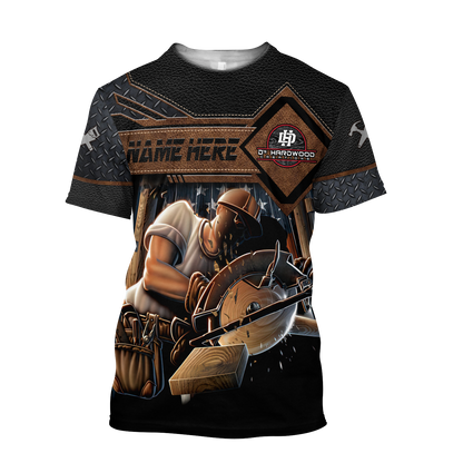 Personalized Name Carpenter 3D All Over Printed Unisex Shirts Custom