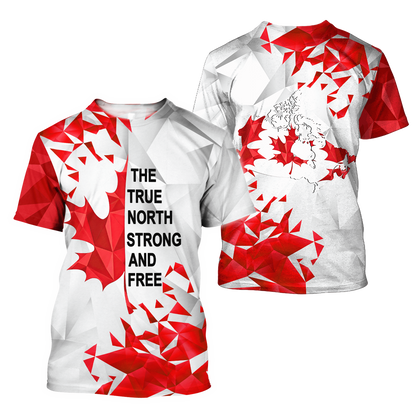Canada Day No25 Premium Unisex Hoodie Maple Leaf