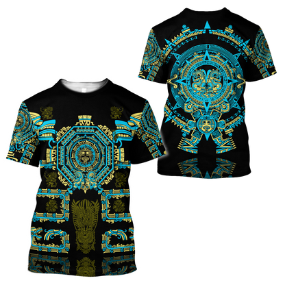 Aztec Mexico 3D All Over Printed Unisex Hoodie