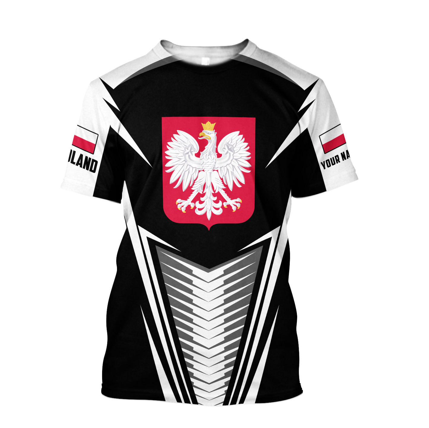 Personalized Polska 3D All Over Printed Unisex Hoodie