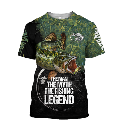 Northern Pike fishing legend underwater design 3d print shirts